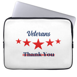 Happy Veterans Dag Laptop Sleeve