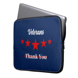 Happy Veterans Dag Laptop Sleeve