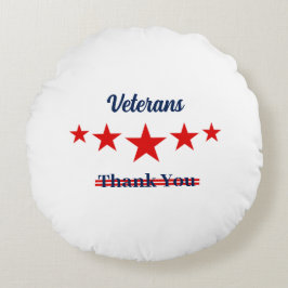 Happy Veterans Dag Rond Kussen