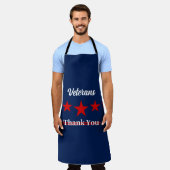 Happy Veterans Dag Schort (Gedragen)