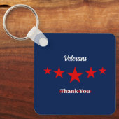 Happy Veterans Dag Sleutelhanger (Voorkant)