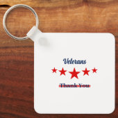 Happy Veterans Dag Sleutelhanger (Voorkant)