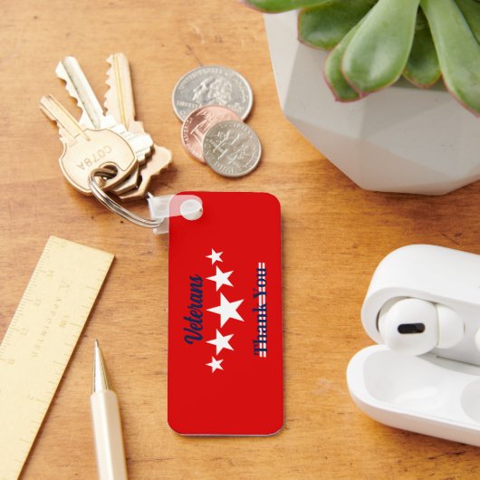 Happy Veterans Dag Sleutelhanger (Bureau)