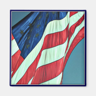 Happy Veterans Day, Amerikaanse vlag - Magnet
