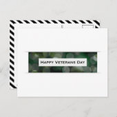 Happy Veterans Day (bokeh) Briefkaart (Voorkant / Achterkant)