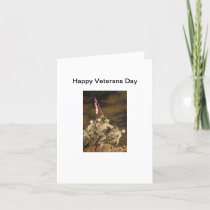 Happy Veterans Day Card Kaart