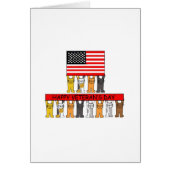 Happy Veteran's Day Cartoon Cats (Voorkant)