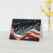 Happy Veterans Day Military Wenskaart Kaart (Gele Bloem)