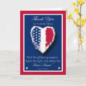 Happy Veterans Day voor een nichtje, het hart van  Kaart (Gele Bloem)