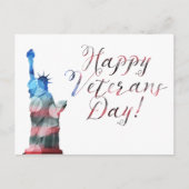 Happy Veterans Day (vrijheidsbokeh) Briefkaart (Voorkant)