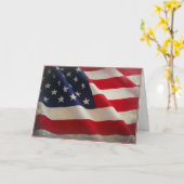 Happy Veterans Day Wenskaart Kaart (Gele Bloem)