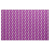 Happy Vibes Cute Smiling Unicorn Pattern Stof (Yard (91,4 cm))