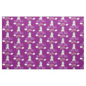 Happy Vibes Cute Smiling Unicorn Pattern Stof (Fat Quarter)