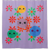 Happy Vibes Douchegordijn! Douchegordijn (Voorkant)