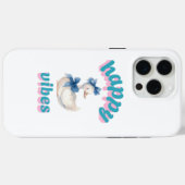 Happy Vibes Eend iPhone Hoesje (Achterkant (horizontaal))