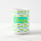 Happy Vibes George Add Jouw naam Coffee Mok Cup (Center)