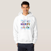 Happy Vibes Hoodie (Voorkant volledig)