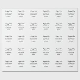 Happy vibes kerstvakantie groeten zakelijk cadeaupapier