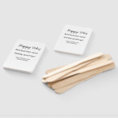 Happy vibes kerstvakantie groeten zakelijk handwaaier (Niet-gemonteerd)