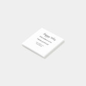 Happy vibes kerstvakantie groeten zakelijk post-it® notes (Schuin)