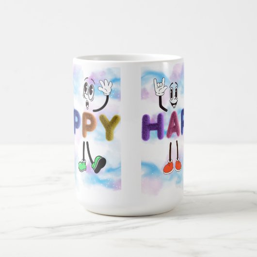 Happy Vibes Koffiemok (Center)