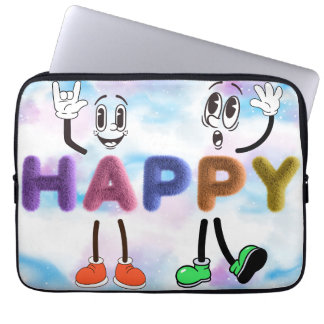 Happy Vibes Laptop Sleeve