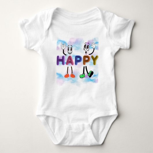 Happy Vibes Romper (Voorkant)