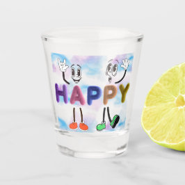 Happy Vibes Shot Glas