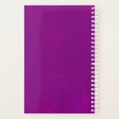 Happy Vibes Typography Cute Smiling Unicorn Planner (Achterkant)