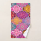 Happy Vibrant Tribal Bohemian Bath Towels Bad Handdoek (Handdoek)