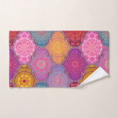 Happy Vibrant Tribal Bohemian Bath Towels Bad Handdoek (Handdoek)