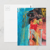 Happy Vintage Couple Date Night and Drinks Briefkaart (Voorkant / Achterkant)