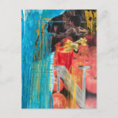 Happy Vintage Couple Date Night and Drinks Briefkaart (Voorkant)