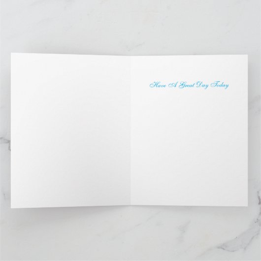 Happy Vist vandaag Kaart (Binnen)