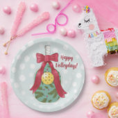 Happy Volleydays Pickleball thema papieren Borden Bordje (Feest)