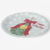 Happy Volleydays Pickleball thema papieren Borden Bordje (Gekanteld)