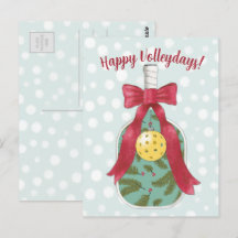 Happy Volleydays Pickleball thema vakantie kaart