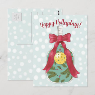 Happy Volleydays Pickleball thema vakantie kaart