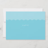 Happy Voyage Farewell Party Invitation Kaart (Achterkant)