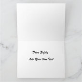 Happy Vrouw-kaart voor rijexamen Kaart (Binnen)