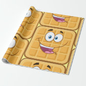 Happy Waffle Cadeaupapier (Uitgerold)