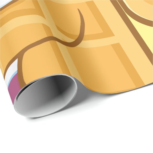 Happy Waffle Cadeaupapier (Rol Hoek)