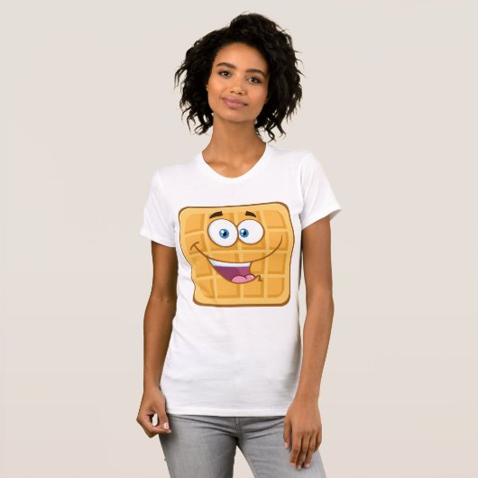 Happy Waffle T-shirt (Voorkant volledig)