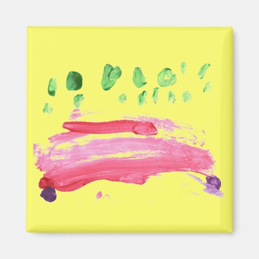 Happy Wagon magneet (Voorkant)