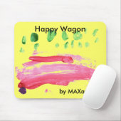 "Happy Wagon" van MAXarT Muismat (Met muis)