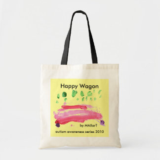 Happy Wagon van MAXarT Tote Bag