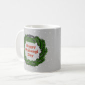 Happy Waitangi Day Fern Nieuw-Zeeland Koffiemok (Voorkant links)