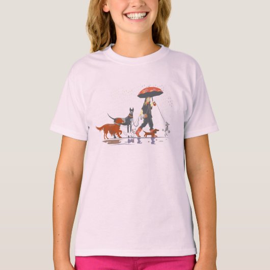 Happy walk t-shirt (Voorkant)