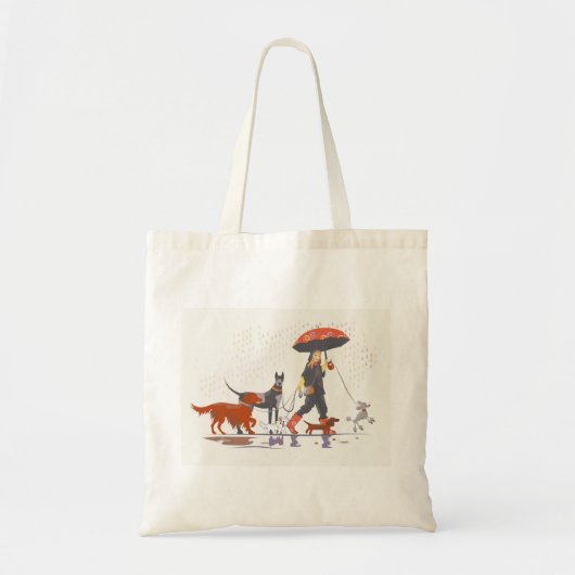 Happy walk tote bag (Voorkant)