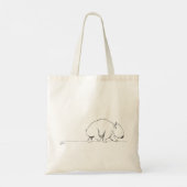 Happy Walking Wombat Tas (Achterkant)